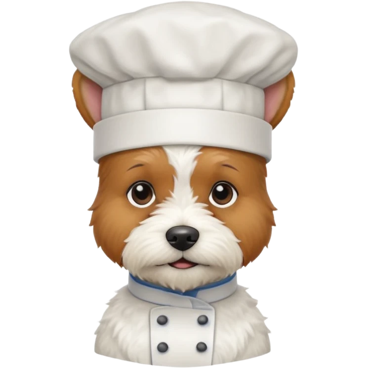 chef terrier dog emoji
