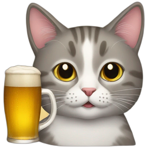 cat-with-beer emoji