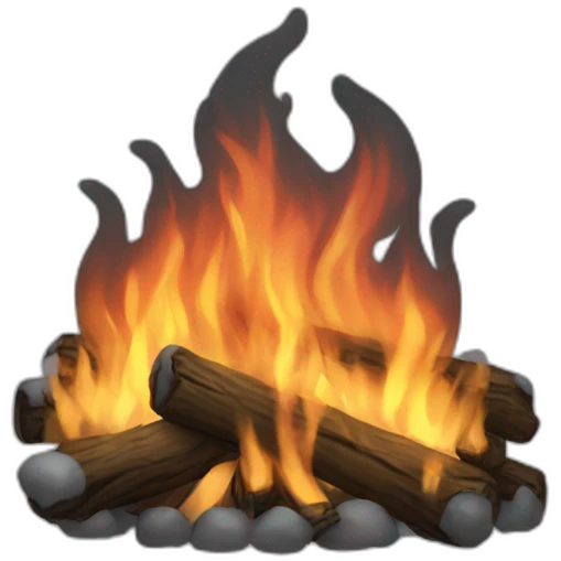Cold fire emoji