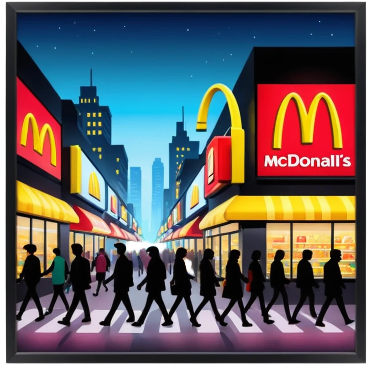 Mcdonalds street emoji