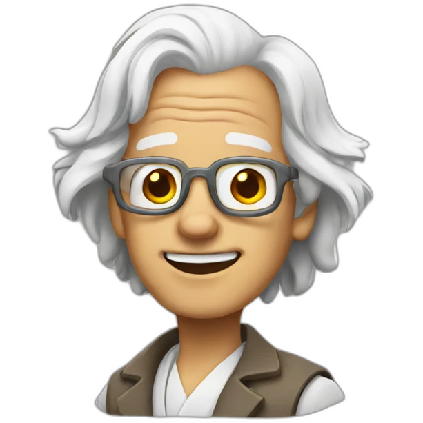 cute doc brown emoji