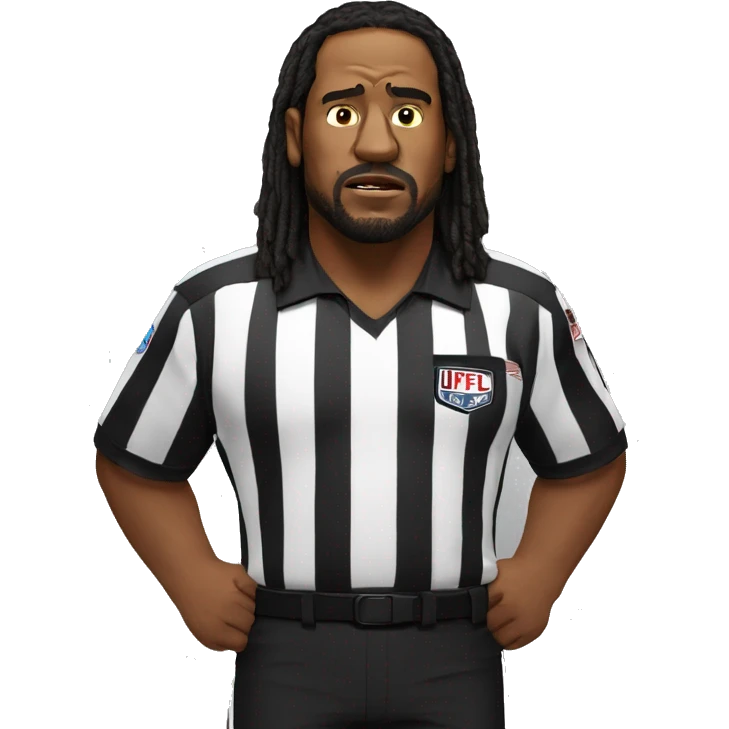 ufc referee herb dean shrugging his shoulders emoji