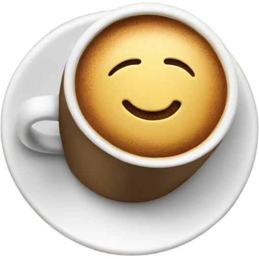 Coffe and Apple Mac emoji