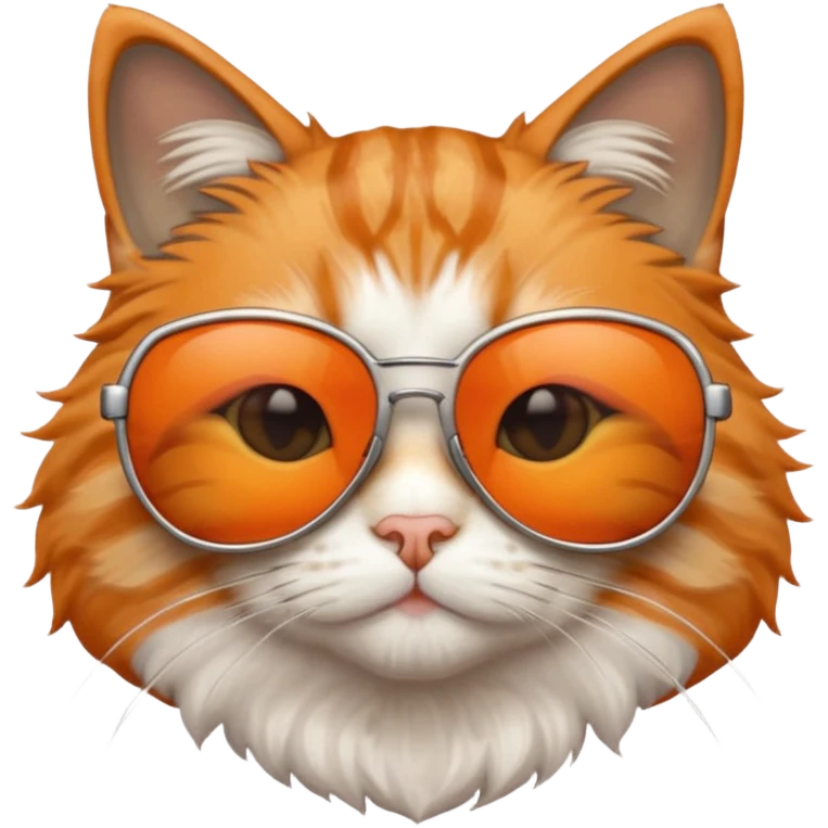 Cat wearing sunglasses emoji