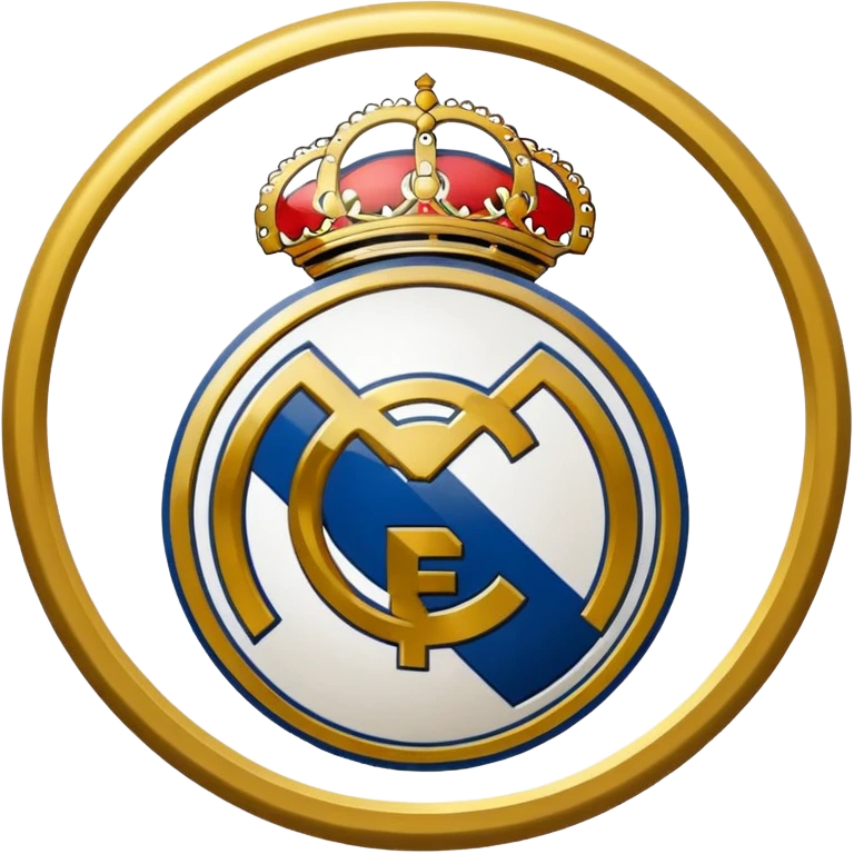Create real Madrid logo emoji emoji