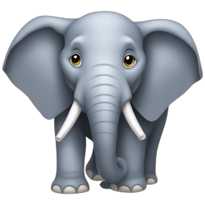 elephant try programming emoji