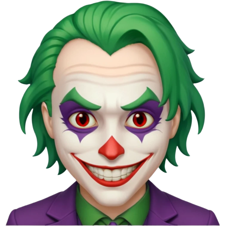 Joker ki souris avec des yeux rouge emoji