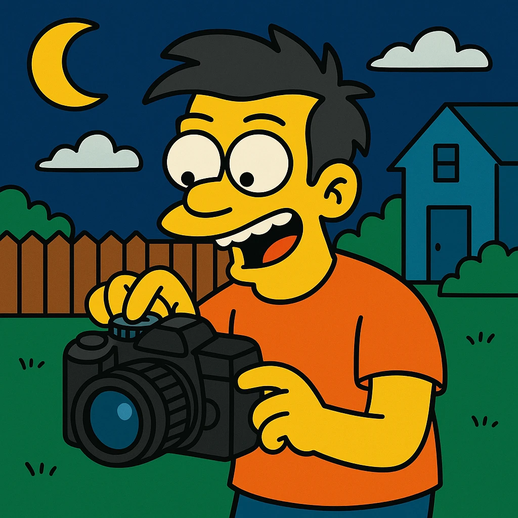 Adjust my camera settings – change the options on a camera to get better photos.
I had to adjust my camera settings to take pictures at night.
 emoji