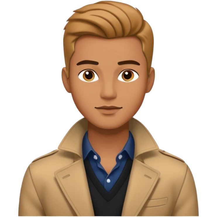 male fashion model emoji