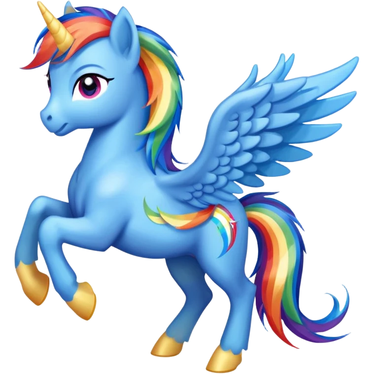 Rainbow dash emoji