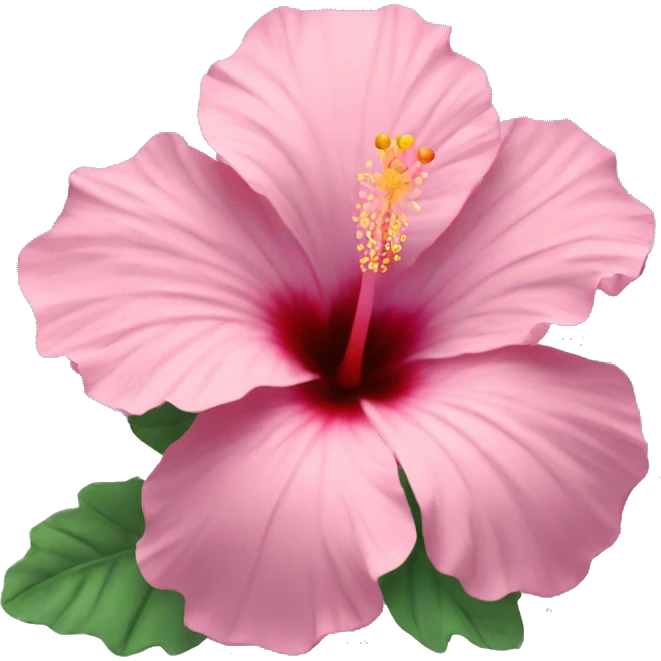 Pastel hibiscus  emoji