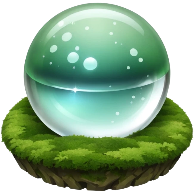 I want an emoji to use for mental wellness in a mystical setting. I want to reference an object that symbolizes the term "Clarity Seeker". It should be relaxing and calm in nature. Not a person, a symbol emoji