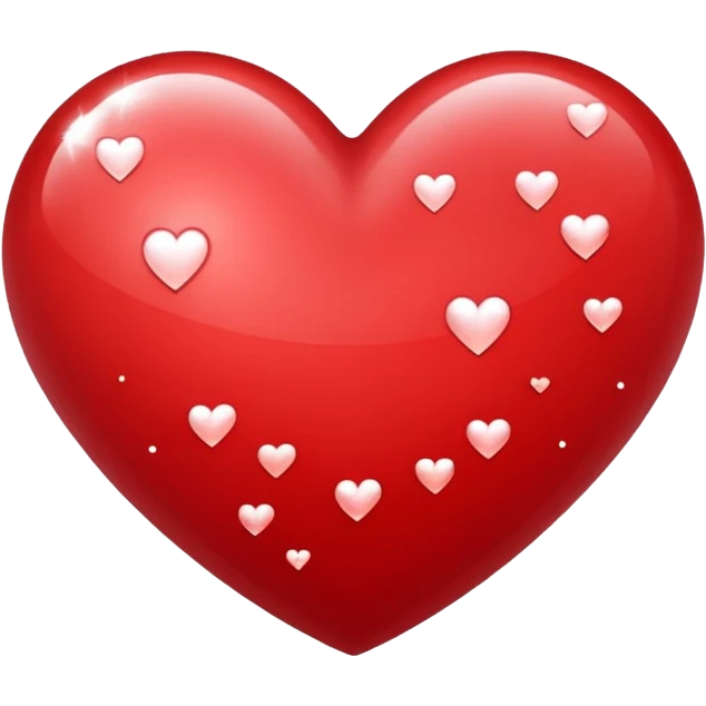 heart with white sparkles emoji