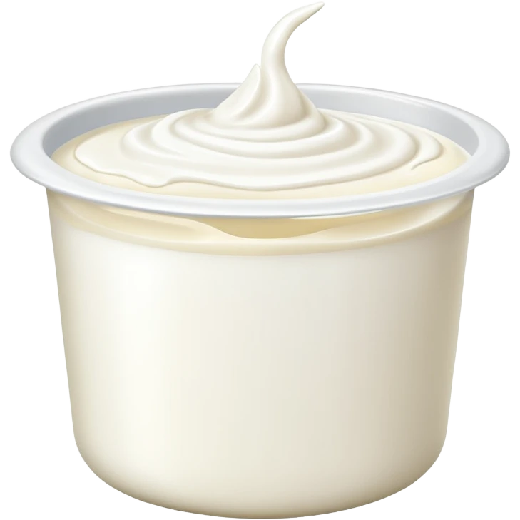 a tub of yoghurt emoji