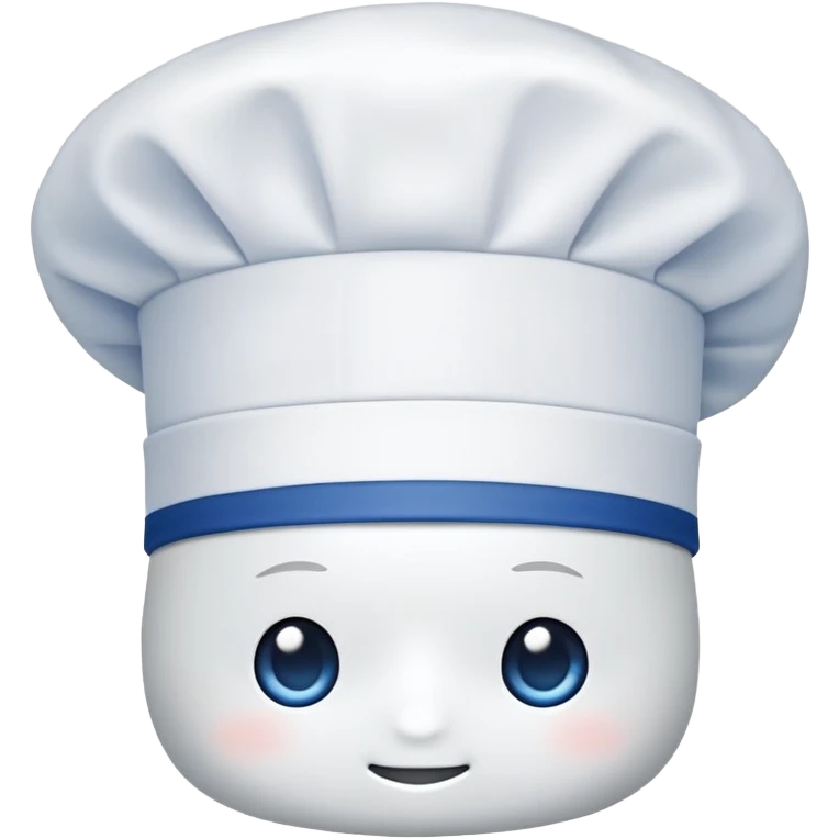 blue ribbon chef's hat emoji