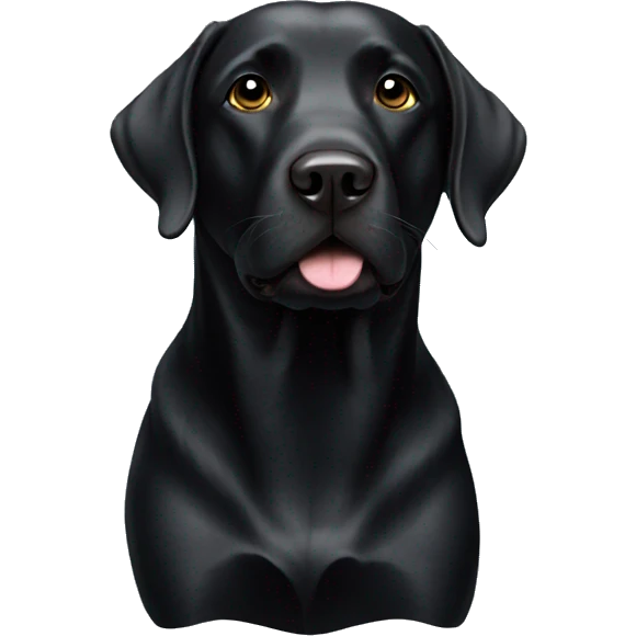 Black Labrador emoji