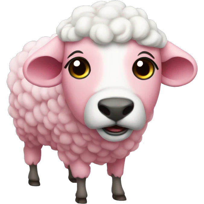 Oveja rosa emoji