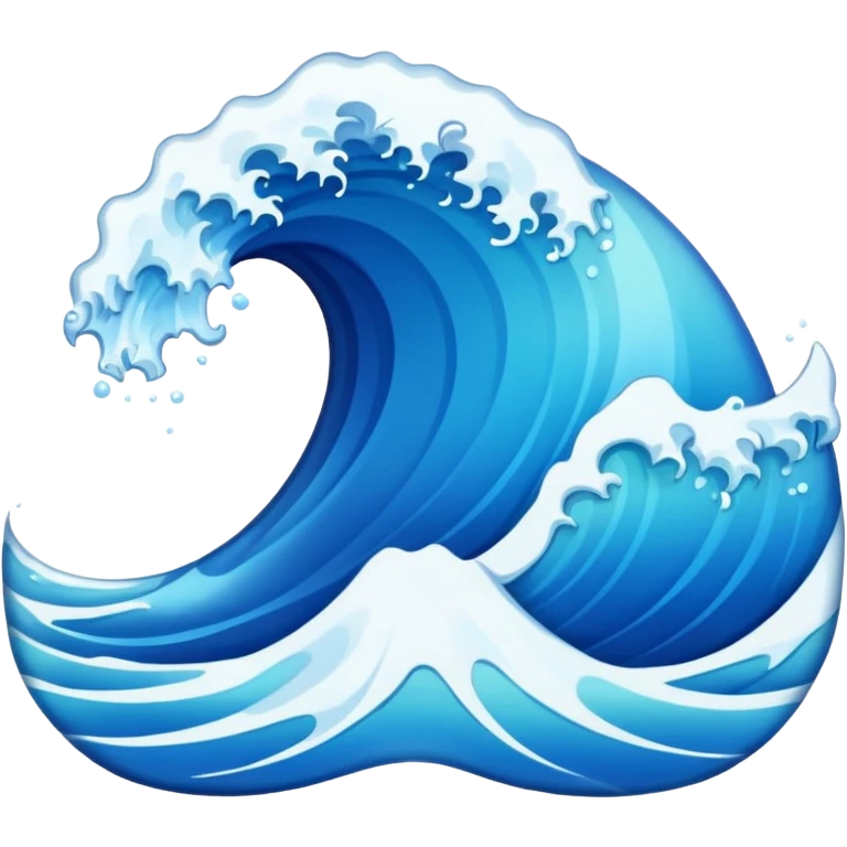 Wave  emoji
