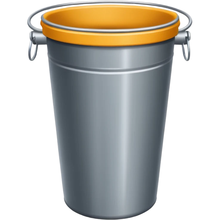 trash bin container with rim emoji