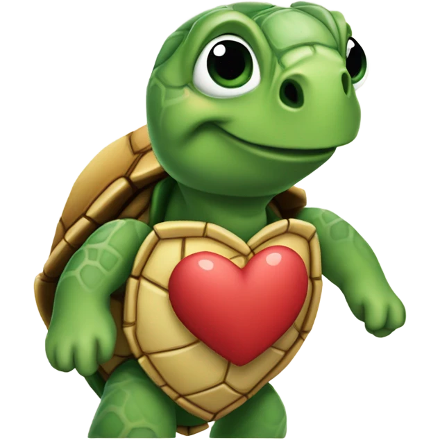 Tortuga corazón emoji