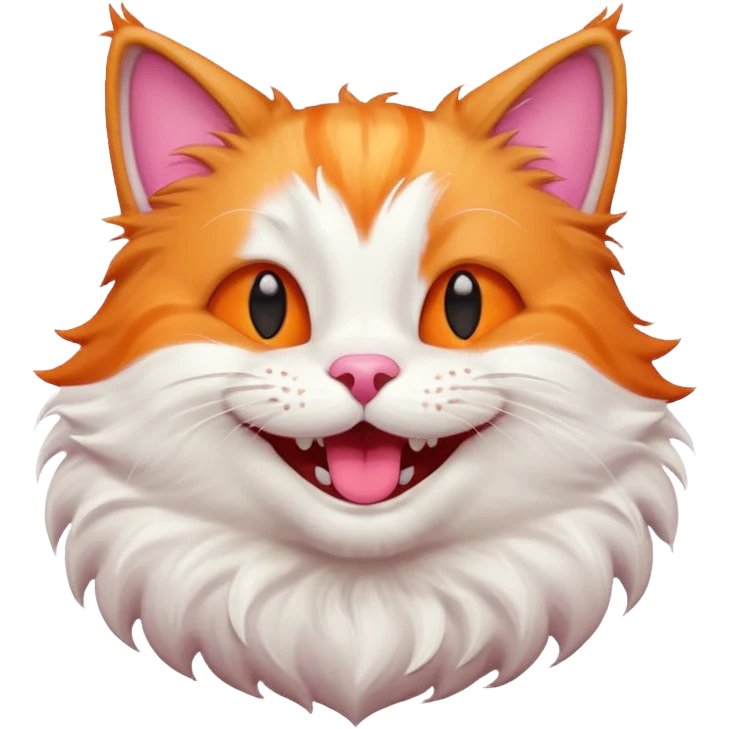 Laughing cat emoji