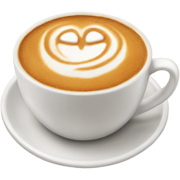 Realistic pumpkin latte emoji
