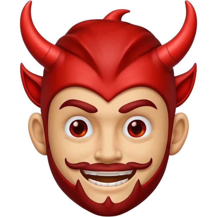 Emoji de bandido con diablito  emoji