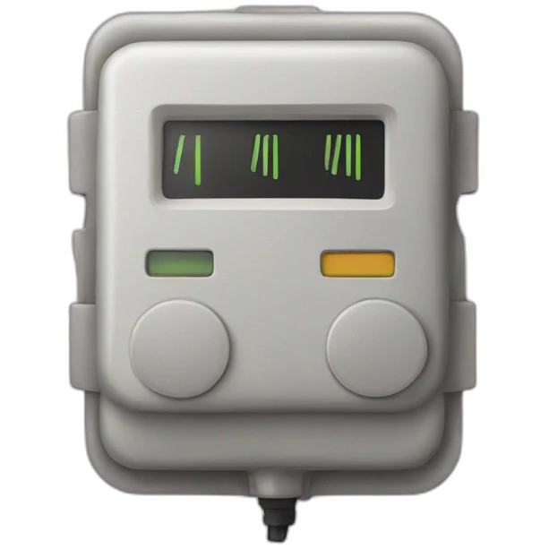 An electrical meter emoji