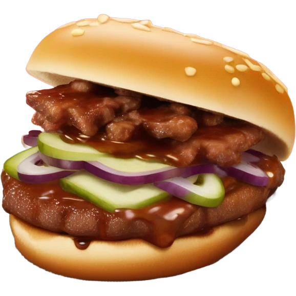 mcdonalds McRib emoji