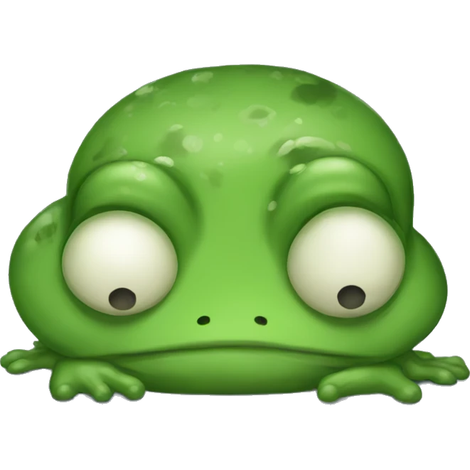 Sad frog emoji