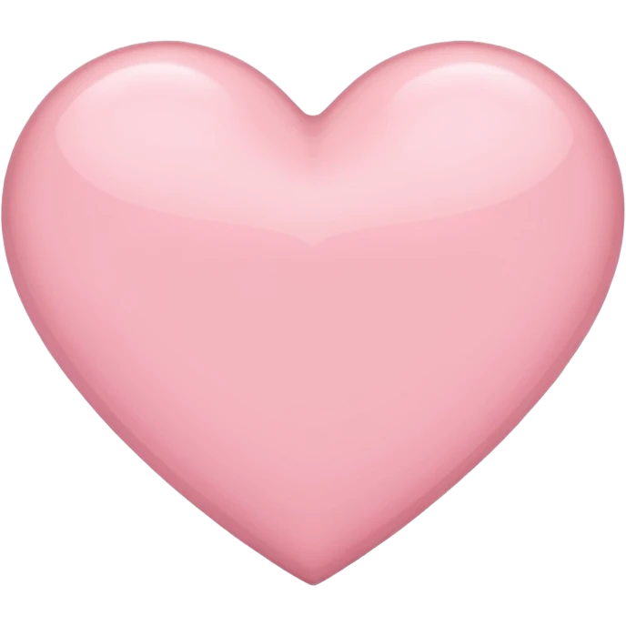 Light pink heart emoji