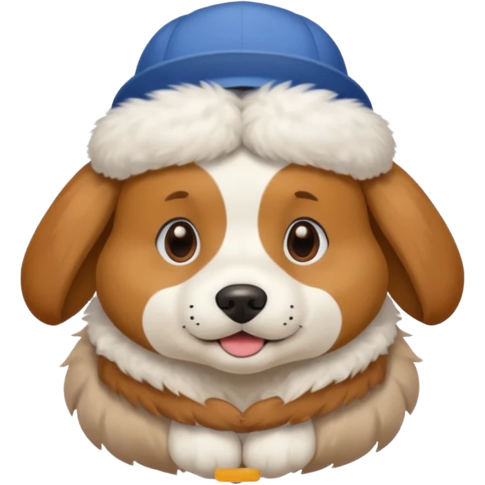 Dog from word world spelling cap  emoji