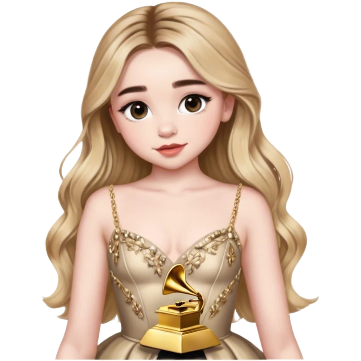 Sabrina Carpenter’s 2024 Grammy dress emoji