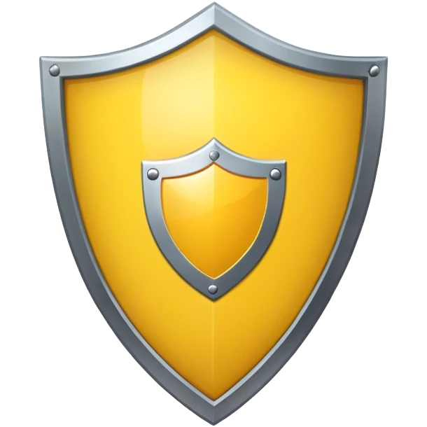 yellow shield emoji