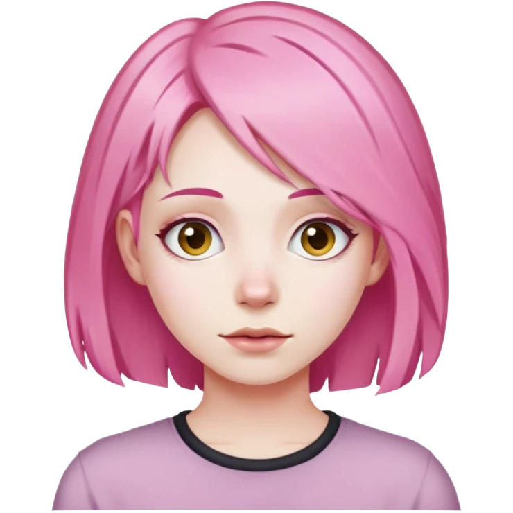 pink hair emoji