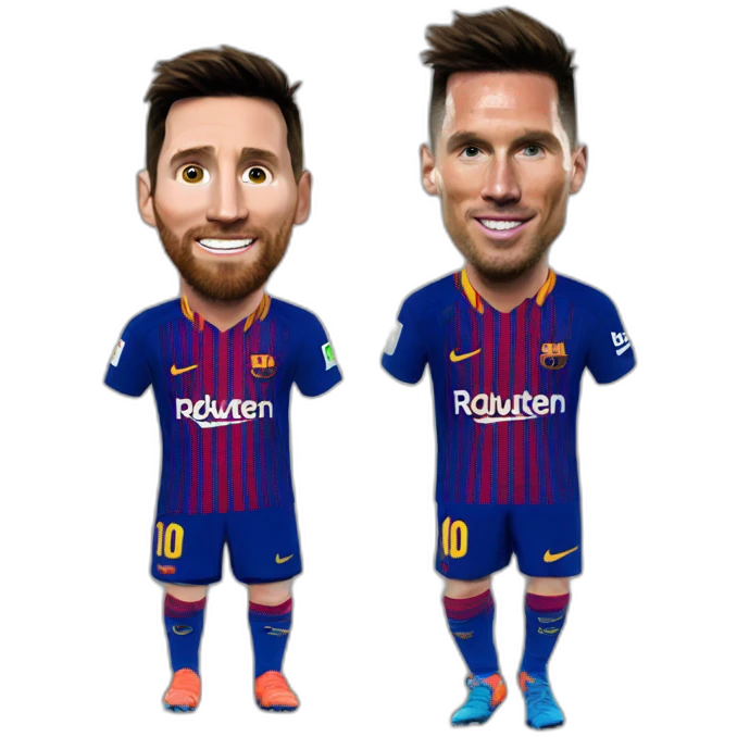 Messi is better than ronaldo emoji