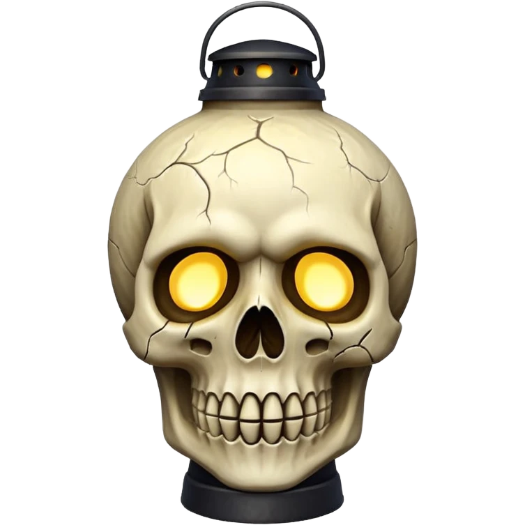 skull lantern emoji