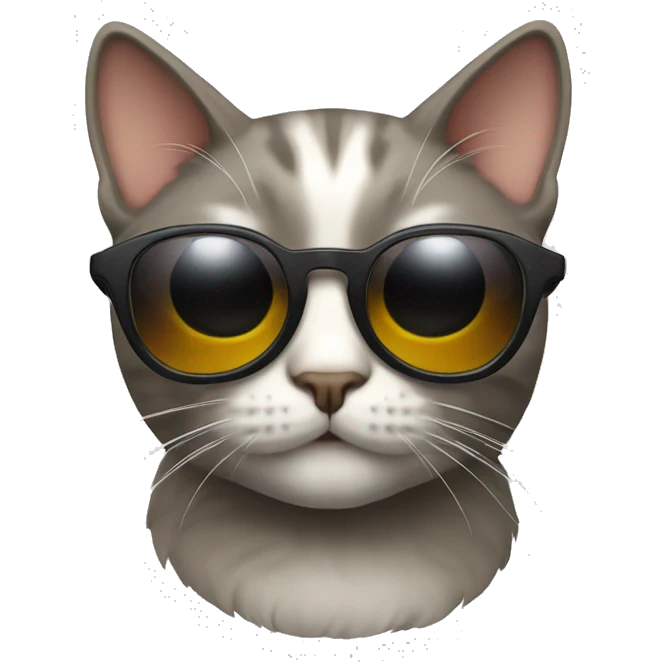 Cat with sunglasse emoji