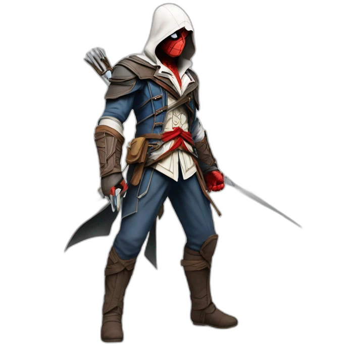 Assassin's creed avec spider man emoji