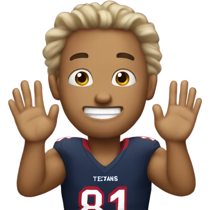 Texans clapping emoji