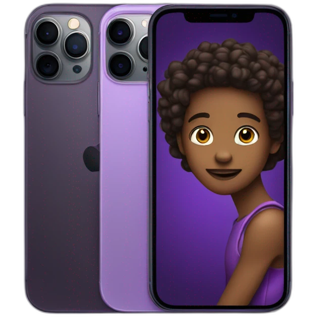 Iphone 14 Pro Max Deep Purple emoji
