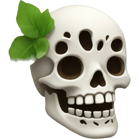 Calavera enfadada emoji