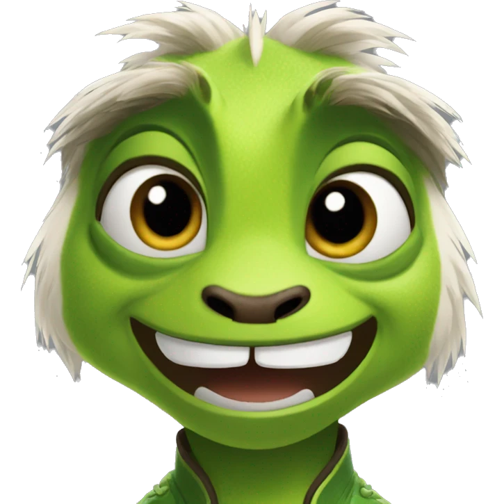 The Chameleon Kung Fu Panda 4 emoji