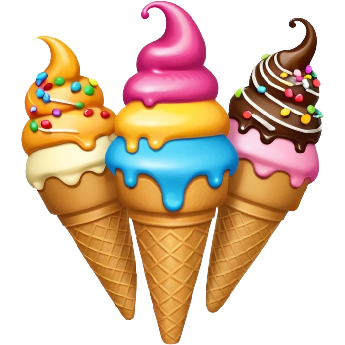 ice creams candy emoji