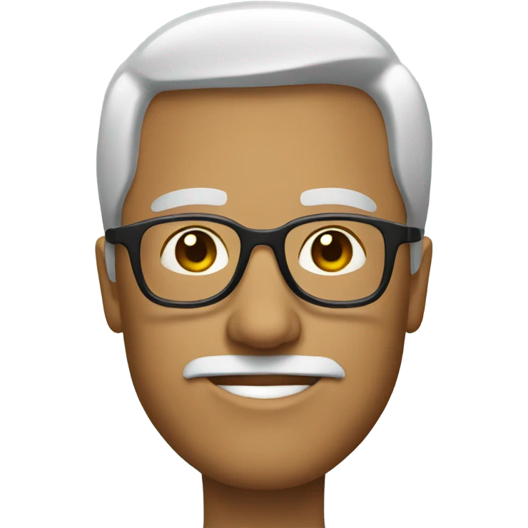 a man in glasses emoji