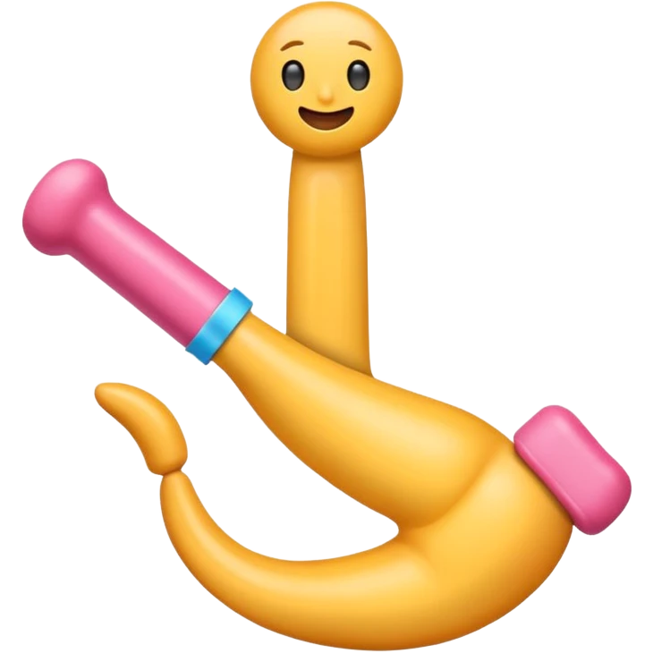 emoji with dildo strap on emoji