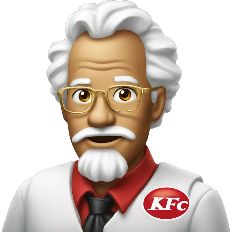 gold kfc [erson emoji