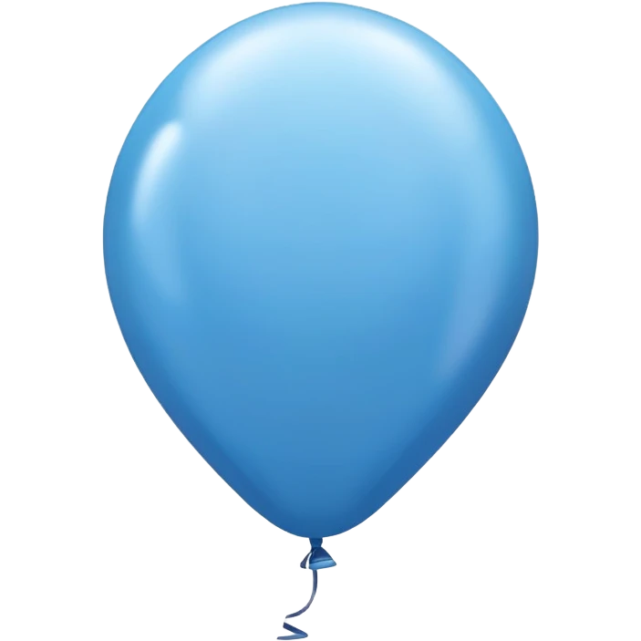 Blue balloon emoji