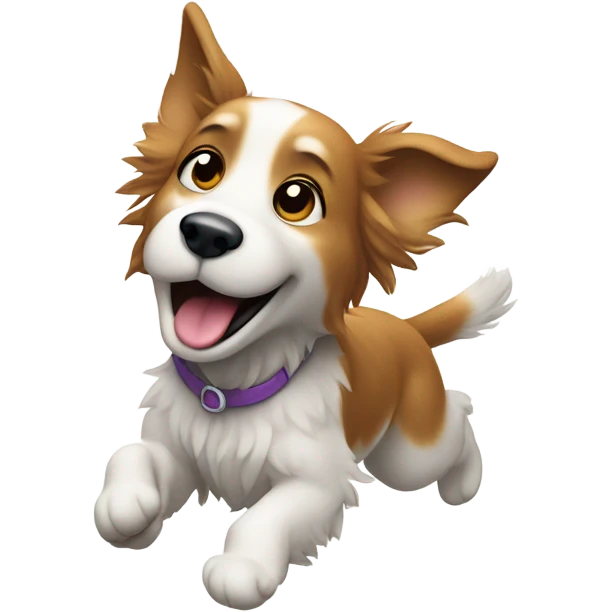 Dancing dog emoji