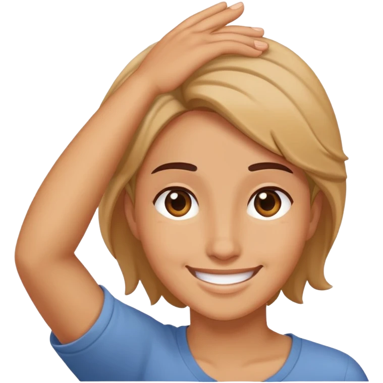smirking face with hand on forehead emoji